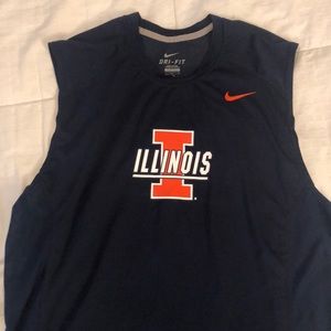 University of Illinois dri fit t-shirt